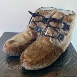 Blondo vintage fur Ankle boots Sz.6